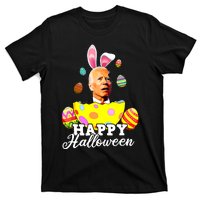 Funny Joe Biden Happy Halloween Confused Easter Biden Bunny T-Shirt