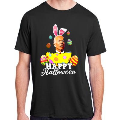 Funny Joe Biden Happy Halloween Confused Easter Biden Bunny Adult ChromaSoft Performance T-Shirt