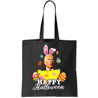 Funny Joe Biden Happy Halloween Confused Easter Biden Bunny Tote Bag