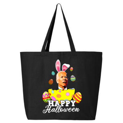 Funny Joe Biden Happy Halloween Confused Easter Biden Bunny 25L Jumbo Tote