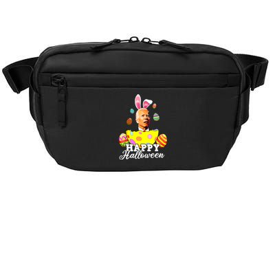 Funny Joe Biden Happy Halloween Confused Easter Biden Bunny Crossbody Pack