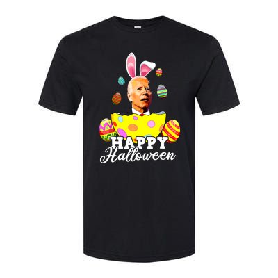 Funny Joe Biden Happy Halloween Confused Easter Biden Bunny Softstyle CVC T-Shirt