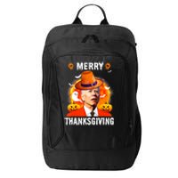 Funny Joe Biden Confused Merry Thanksgiving For Halloween City Backpack