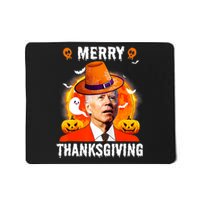 Funny Joe Biden Confused Merry Thanksgiving For Halloween Mousepad