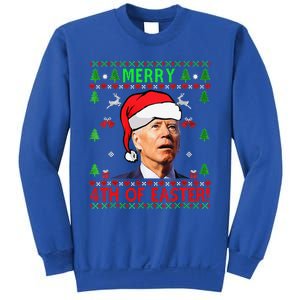 Funny Joe Biden Happy 4th Of Easter Ugly Christmas Funny Sweatshirt