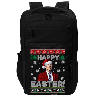 Funny Joe Biden Happy Easter Ugly Christmas Sweater Great Gift Impact Tech Backpack