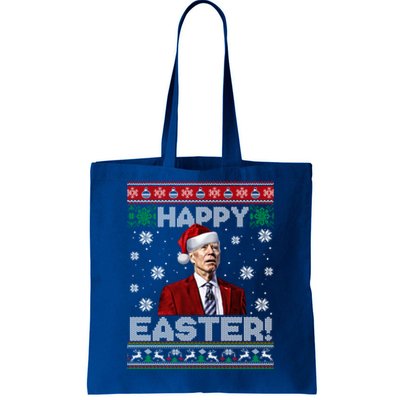 Funny Joe Biden Happy Easter Ugly Christmas Sweater Great Gift Tote Bag