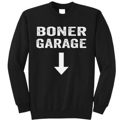 Funny Joke Boner Garage Sweatshirt