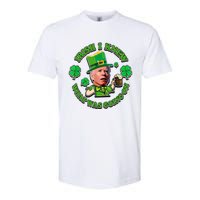 Funny Joe Biden Confused Saint Patricks Day Irish I Knew Softstyle® CVC T-Shirt