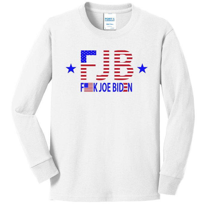 F Joe Biden FJB Kids Long Sleeve Shirt