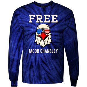 Free Jacob Chansley MAGA Conservative January 6 Tie-Dye Long Sleeve Shirt