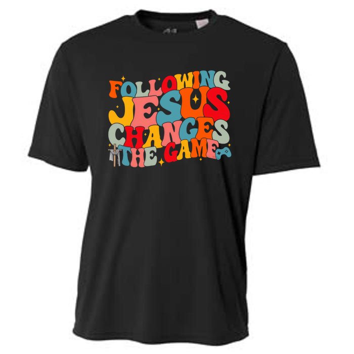 Following Jesus Changes The Game Faith Based Twists And Turns Vbs Crew Cooling Performance Crew T-Shirt