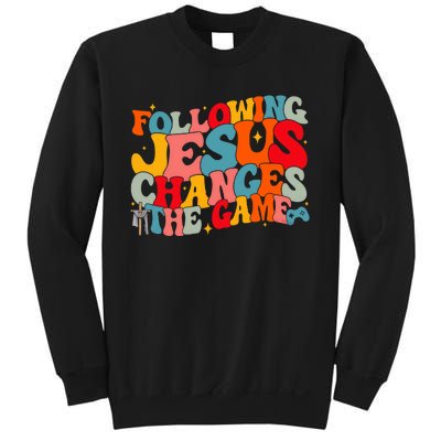 Following Jesus Changes The Game Faith Based Twists And Turns Vbs Crew Sweatshirt