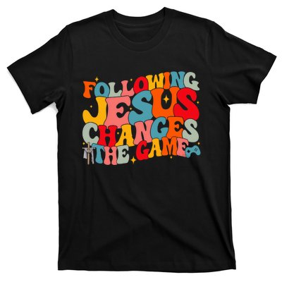 Following Jesus Changes The Game Faith Based Twists And Turns Vbs Crew T-Shirt