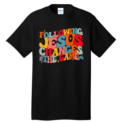 Following Jesus Changes The Game Faith Based Twists And Turns Vbs Crew Tall T-Shirt