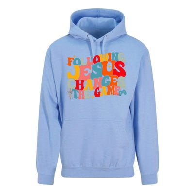 Following Jesus Changes The Game Faith Based Twists And Turns Vbs Crew Unisex Surf Hoodie