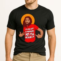 Funny Jesus Christian Meme Yo Ill Solve It Christmas Cooling Performance Crew T-Shirt