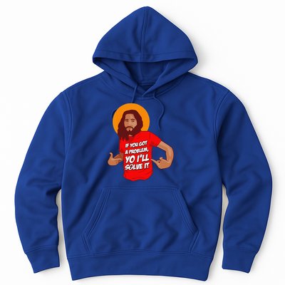 Funny Jesus Christian Meme Yo Ill Solve It Christmas Hoodie
