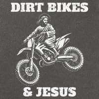 Funny Jesus Christ Dirtbike Motorcross Motocross Dirt Bike Cotton Canvas Backpack