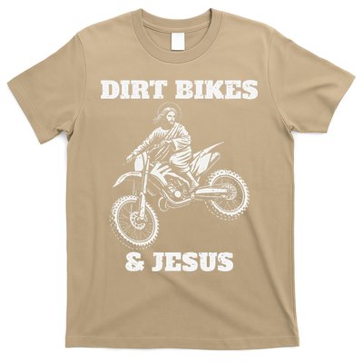 Funny Jesus Christ Dirtbike Motorcross Motocross Dirt Bike T-Shirt