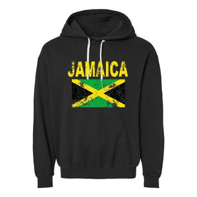 Flag Jamaica Cool Jamaican Flags Women Gift Garment-Dyed Fleece Hoodie