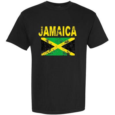 Flag Jamaica Cool Jamaican Flags Women Gift Garment-Dyed Heavyweight T-Shirt