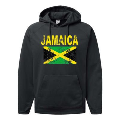 Flag Jamaica Cool Jamaican Flags Women Gift Performance Fleece Hoodie