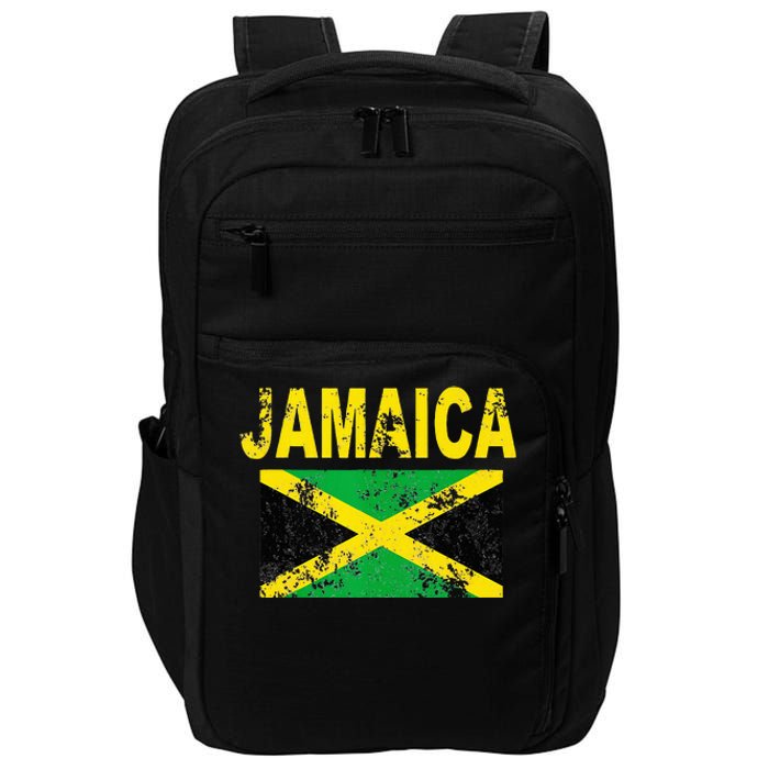 Flag Jamaica Cool Jamaican Flags Women Gift Impact Tech Backpack