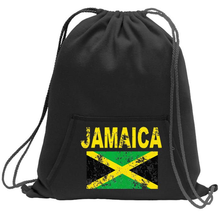 Flag Jamaica Cool Jamaican Flags Women Gift Sweatshirt Cinch Pack Bag