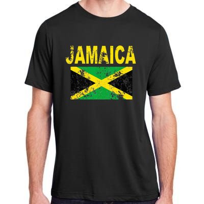 Flag Jamaica Cool Jamaican Flags Women Gift Adult ChromaSoft Performance T-Shirt