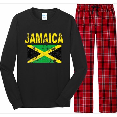 Flag Jamaica Cool Jamaican Flags Women Gift Long Sleeve Pajama Set