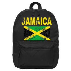 Flag Jamaica Cool Jamaican Flags Women Gift 16 in Basic Backpack