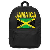 Flag Jamaica Cool Jamaican Flags Women Gift 16 in Basic Backpack