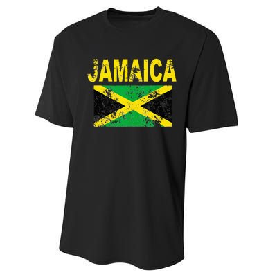 Flag Jamaica Cool Jamaican Flags Women Gift Performance Sprint T-Shirt