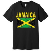 Flag Jamaica Cool Jamaican Flags Women Gift Premium T-Shirt