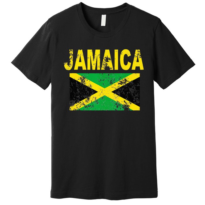 Flag Jamaica Cool Jamaican Flags Women Gift Premium T-Shirt