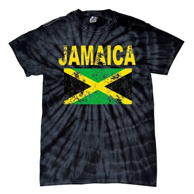 Flag Jamaica Cool Jamaican Flags Women Gift Tie-Dye T-Shirt