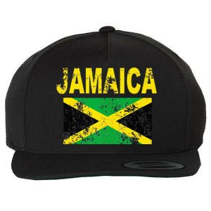 Flag Jamaica Cool Jamaican Flags Women Gift Wool Snapback Cap