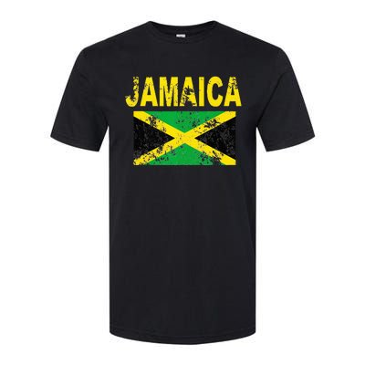 Flag Jamaica Cool Jamaican Flags Women Gift Softstyle CVC T-Shirt