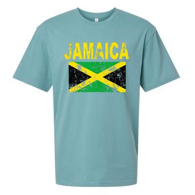 Flag Jamaica Cool Jamaican Flags Women Gift Sueded Cloud Jersey T-Shirt