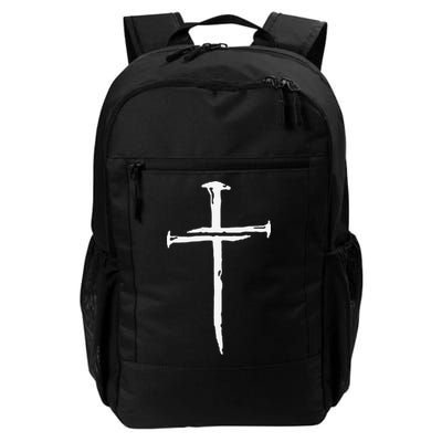 Funny Jesus Cross Three Nails Christian Vintage Gift Backpack