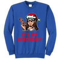 Funny Jesus Christ ItS My Birthday Christmas Graphic Gift Sweatshirt