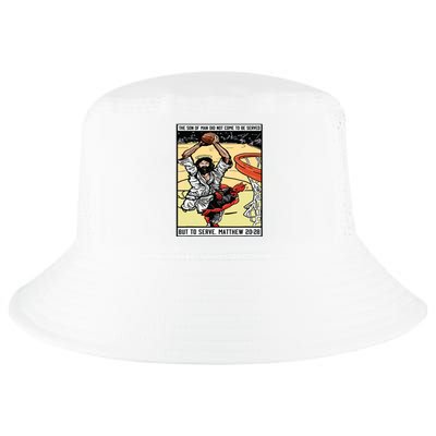 Funny Jesus Christian Playing Basketball Gift For Boy Cool Comfort Performance Bucket Hat