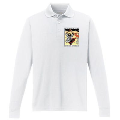 Funny Jesus Christian Playing Basketball Gift For Boy Performance Long Sleeve Polo