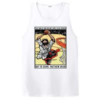 Funny Jesus Christian Playing Basketball Gift For Boy PosiCharge Competitor Tank