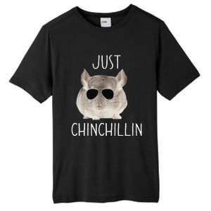 Funny Just Chinchillin Chinchilla Bro Relaxing Chillin Tall Fusion ChromaSoft Performance T-Shirt