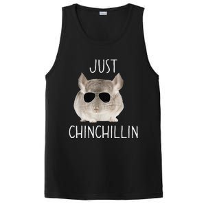 Funny Just Chinchillin Chinchilla Bro Relaxing Chillin PosiCharge Competitor Tank