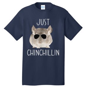 Funny Just Chinchillin Chinchilla Bro Relaxing Chillin Tall T-Shirt