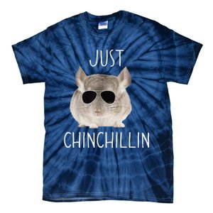 Funny Just Chinchillin Chinchilla Bro Relaxing Chillin Tie-Dye T-Shirt