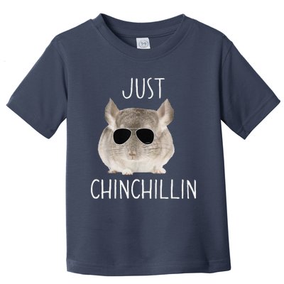 Funny Just Chinchillin Chinchilla Bro Relaxing Chillin Toddler T-Shirt